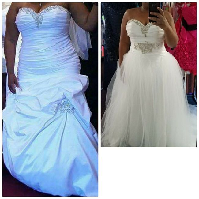 How much was your wedding dress? 3