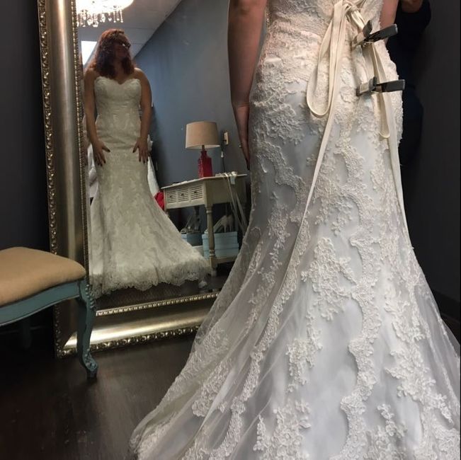 I bought my wedding dress today:)