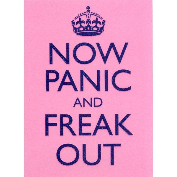 To panic or not to panic...