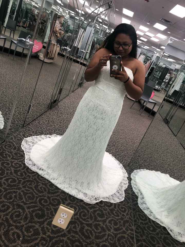 Let's see those A-line wedding dresses! - 1
