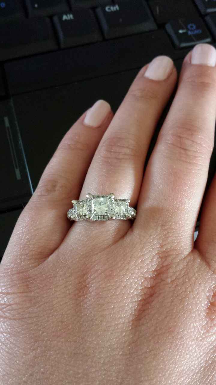 Let's see those beautiful rings!