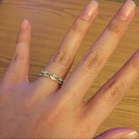 Show me the wedding bands....