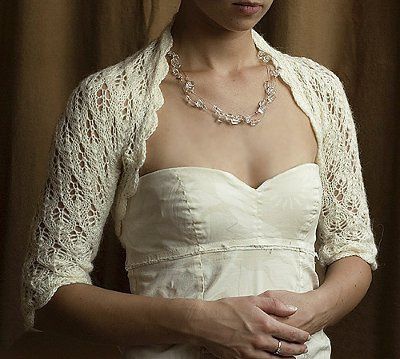 Need help decided which shrug to make for my wedding  *pics*