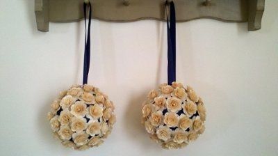 wood flowers or normal fake ones