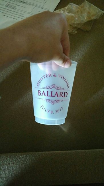 My cups came in(: