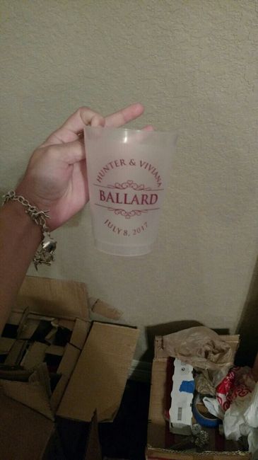 My cups came in(: