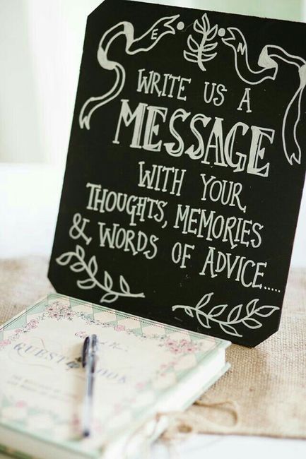 Guest book wording? - 2