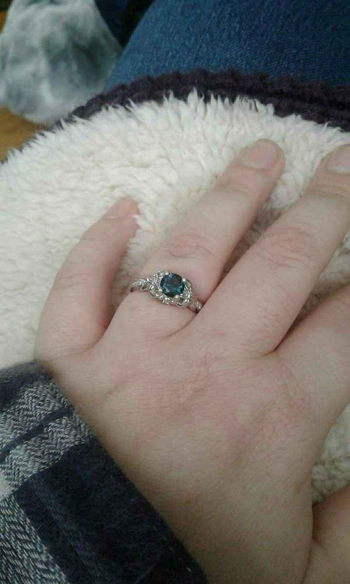 Show me your unique engagement rings! - 1