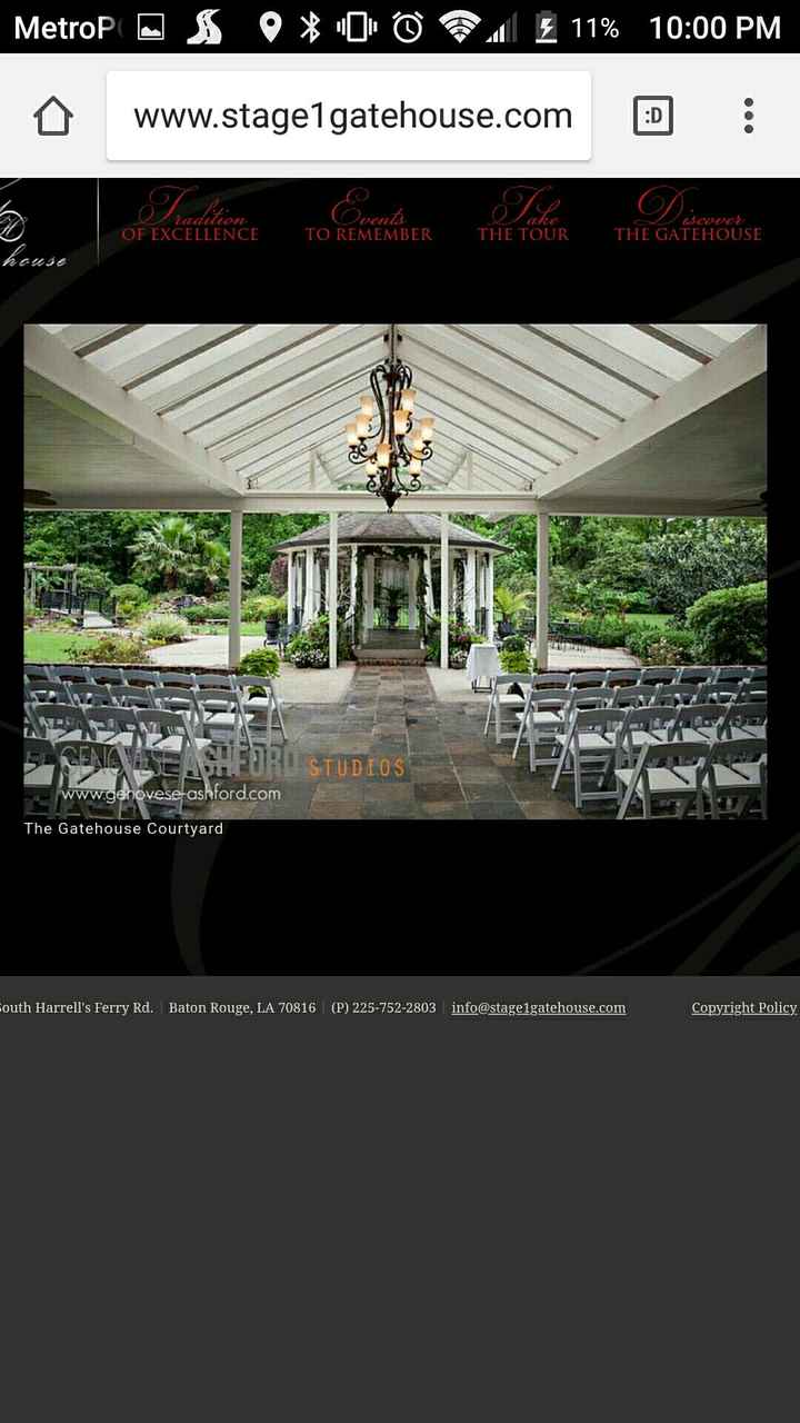 Ceremony: Indoors or Outdoors? - 2