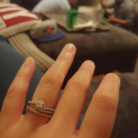 Brides of 2022! i would love to see everyone’s wedding band/engagement ring together - 2