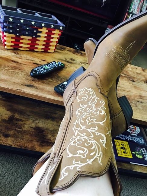 My wedding boots!