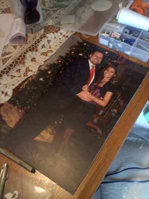 My guest book alternative came in and I kind of.....