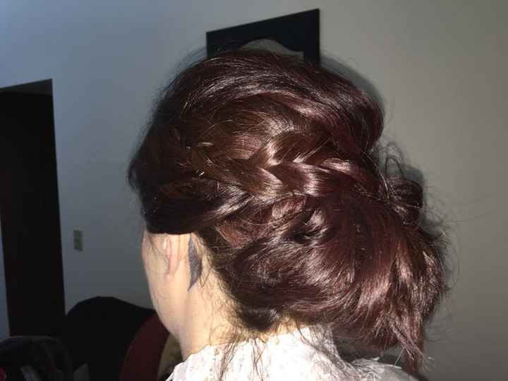 Make up and hair trial