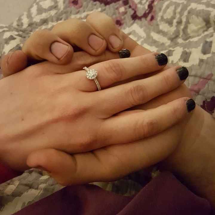 Tried to revive an old thread, but it wouldn't post...so Show me your nontraditional engagement ring