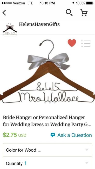 Bridal a hangers