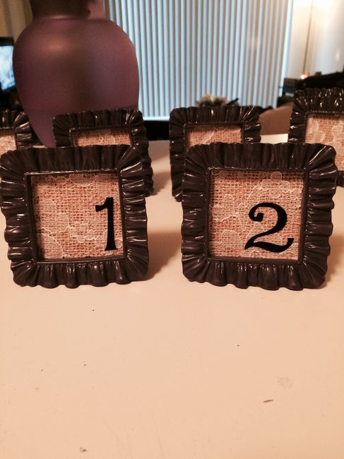 Table number mock up *Update!*