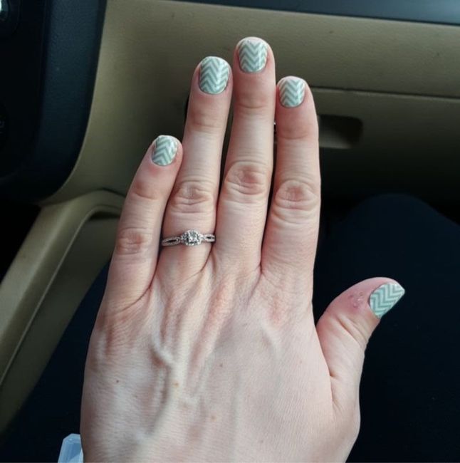 Tried to revive an old thread, but it wouldn't post...so Show me your nontraditional engagement ring