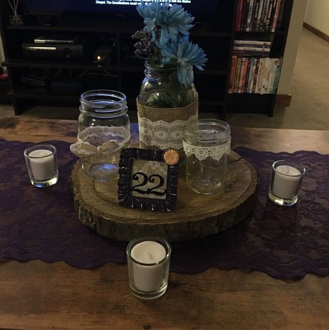 Trial center pieces.....