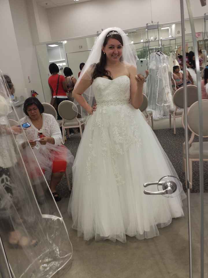 Show me your Davids Bridal dresses:)