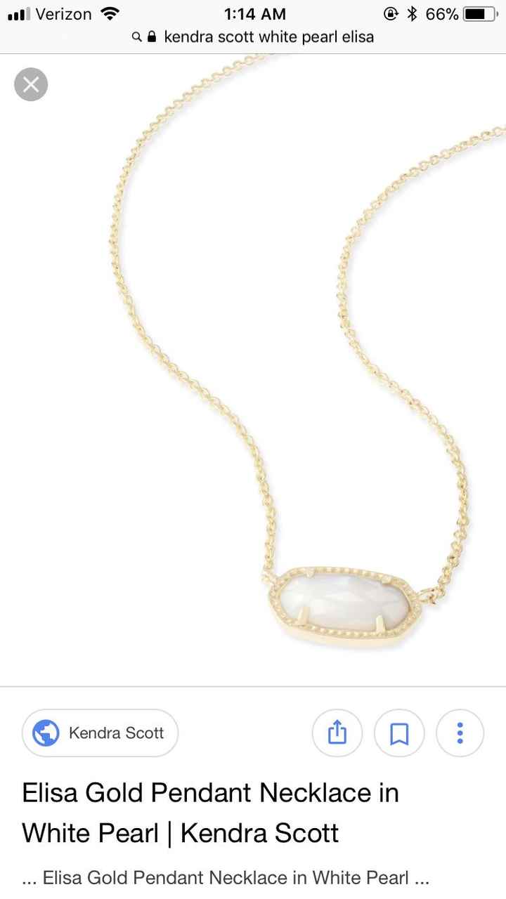  Bridesmaid jewellery - 1