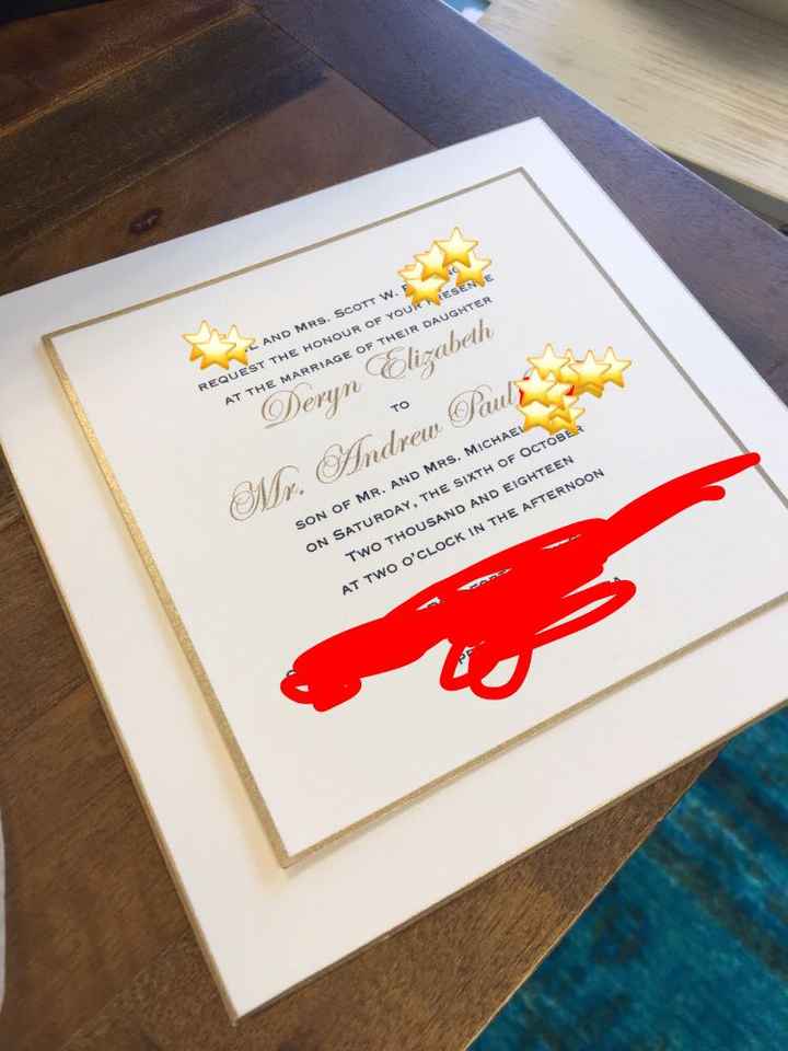 So excited about invitations/vendor Brag - 1