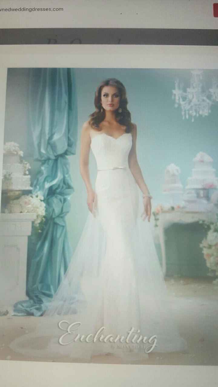Ordering a wedding dress online