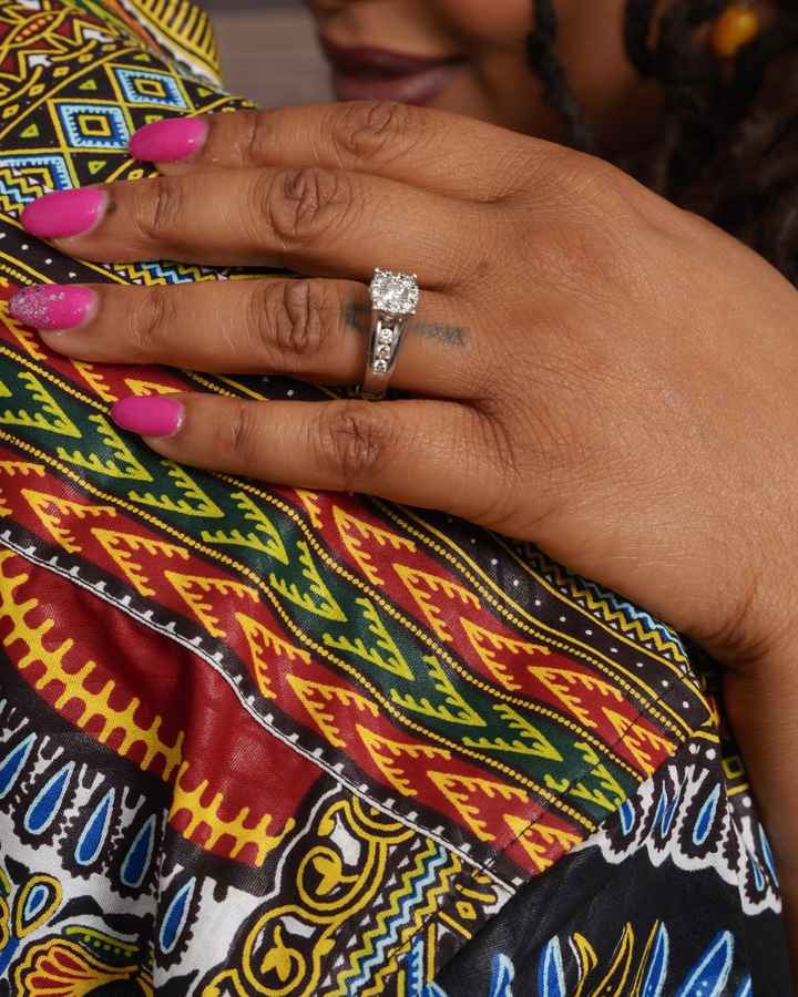 Let's show off those engagement rings!