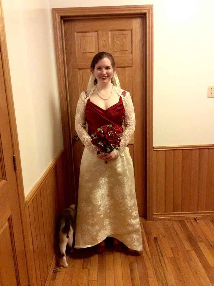 Dress is complete/My mother is amazing