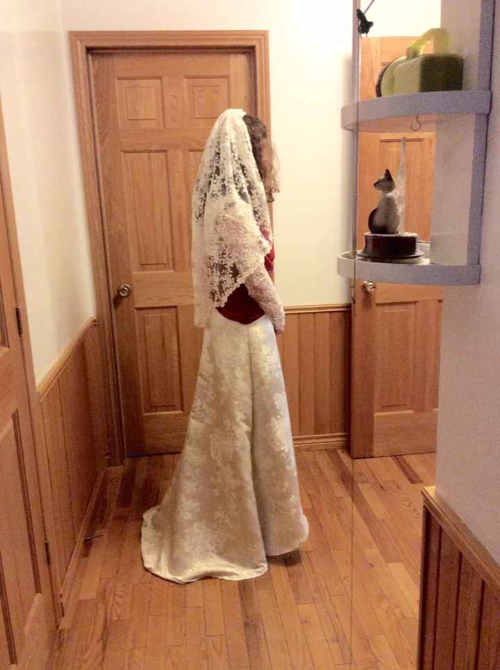 Dress is complete/My mother is amazing