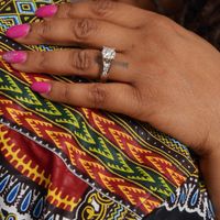 Let's show off those engagement rings!