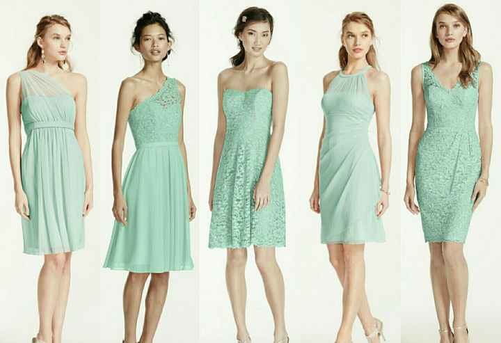 You Vote: Matching or not matching BM dresses