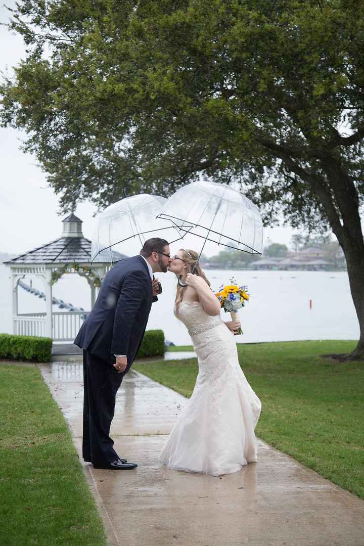 Pro-BAM, Our rainy wedding day!