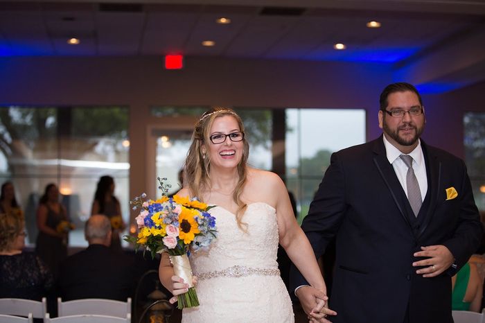 Pro-BAM, Our rainy wedding day!