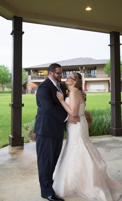 Pro-BAM, Our rainy wedding day!