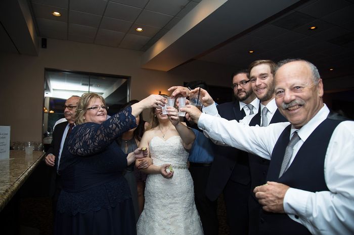 Pro-BAM, Our rainy wedding day!