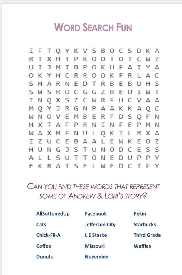 Programs with a word search - where to put pencils? - 2