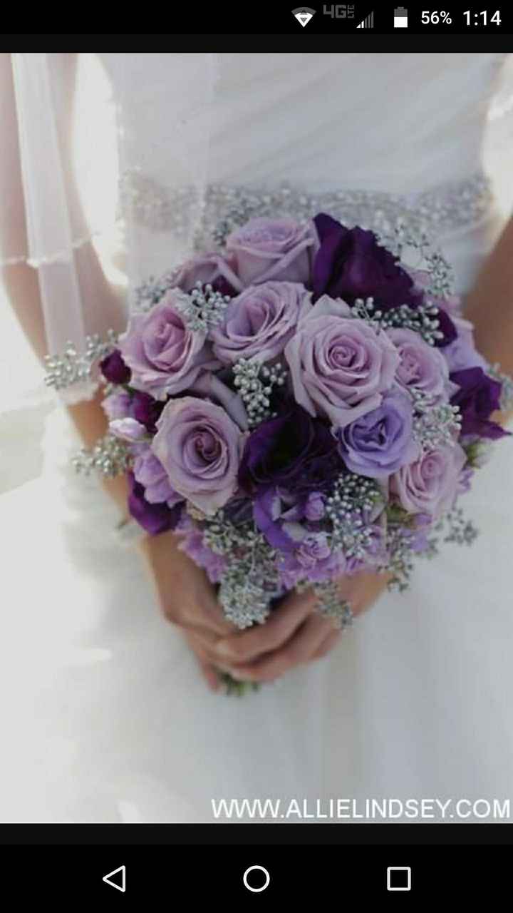 I want real flowers but very simple