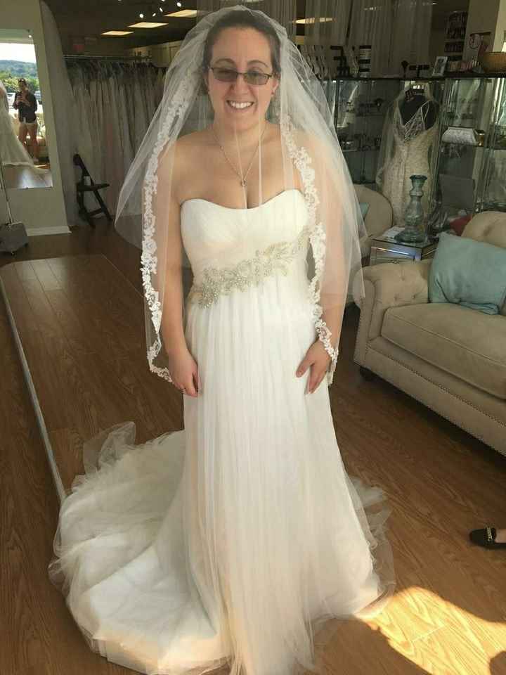 Let's see your wedding dresses.