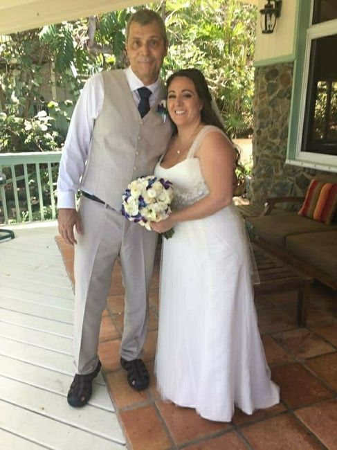 We are married woo hoo