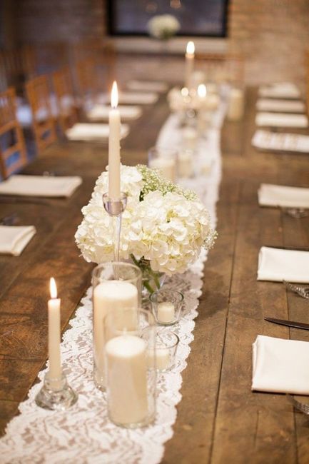 lace table runner