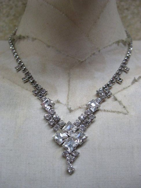 Rhinestone necklace