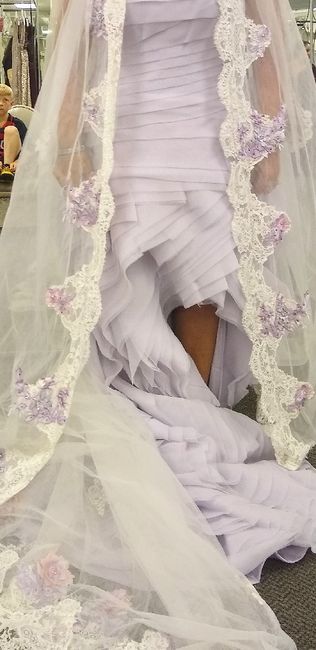 Picked up my dress today! It fits...just. 😁 6