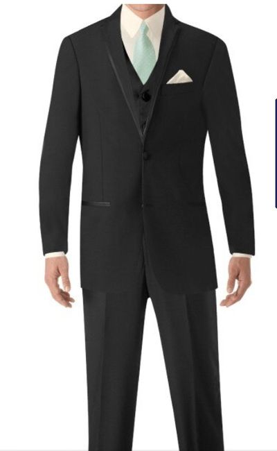 Tuxedos... matching vest to tie or tux colour? 3
