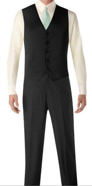 Tuxedos... matching vest to tie or tux colour? 4