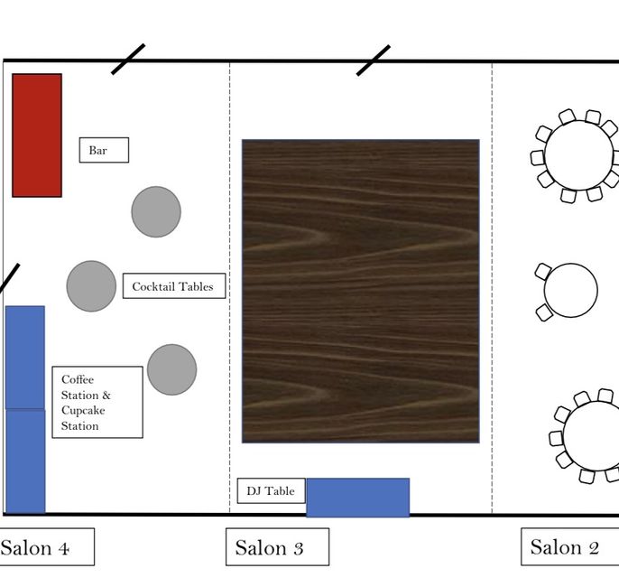 Opinions on my reception layout please 3