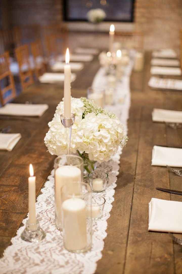 lace table runner