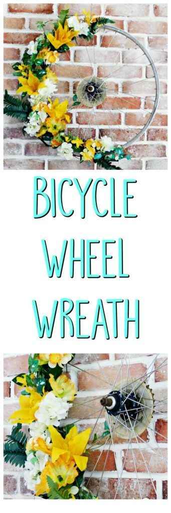 Bicycle wreath