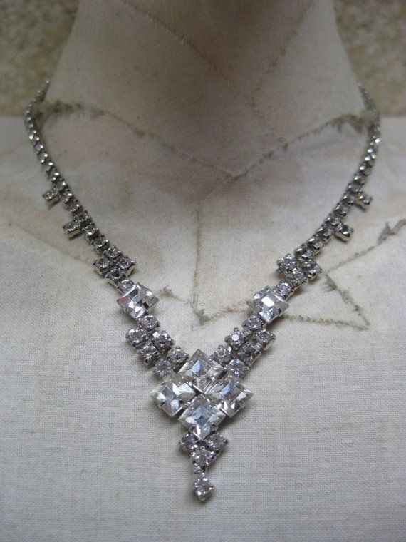 Rhinestone necklace