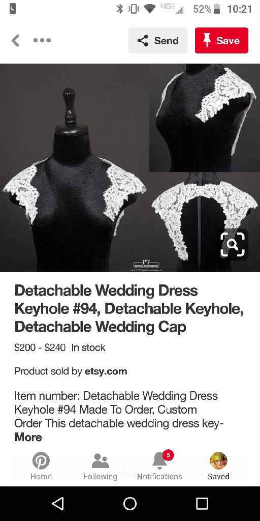Adding onto wedding dress? - 1