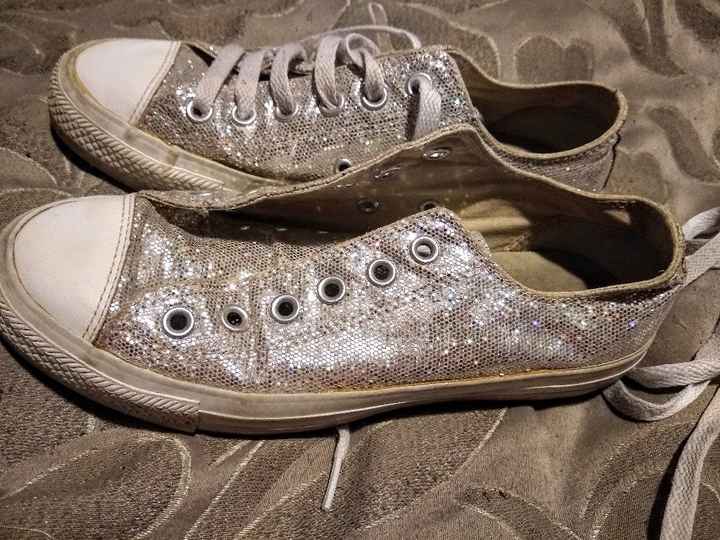 Bling converse sneakers - 2